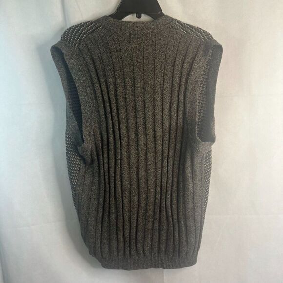 L Etienne Pour Homme Peaky Blinders Knit Button Front Vest Men's Size Large - Picture 2 of 8